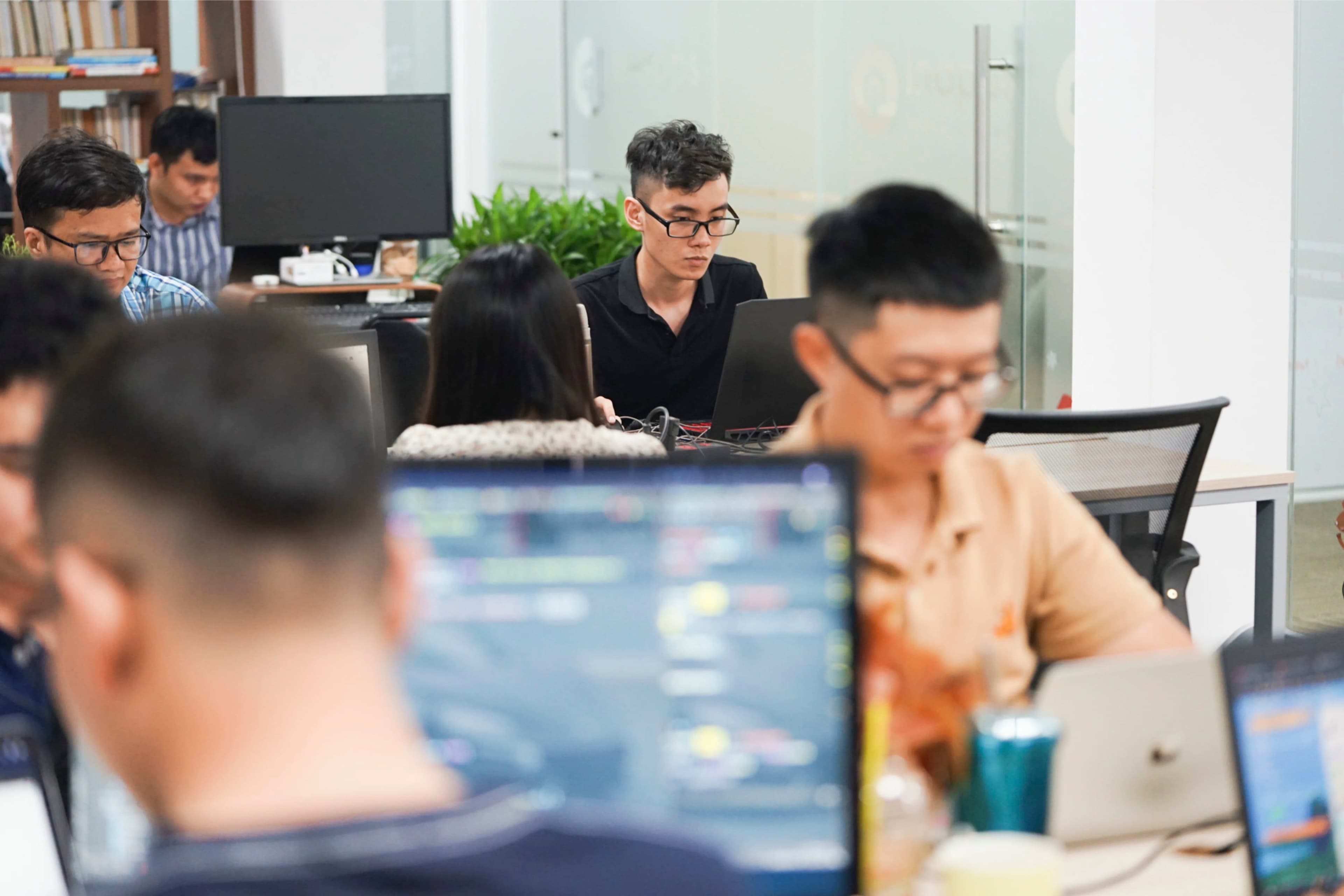 InApps Technology team at work in the Ho Chi Minh City office