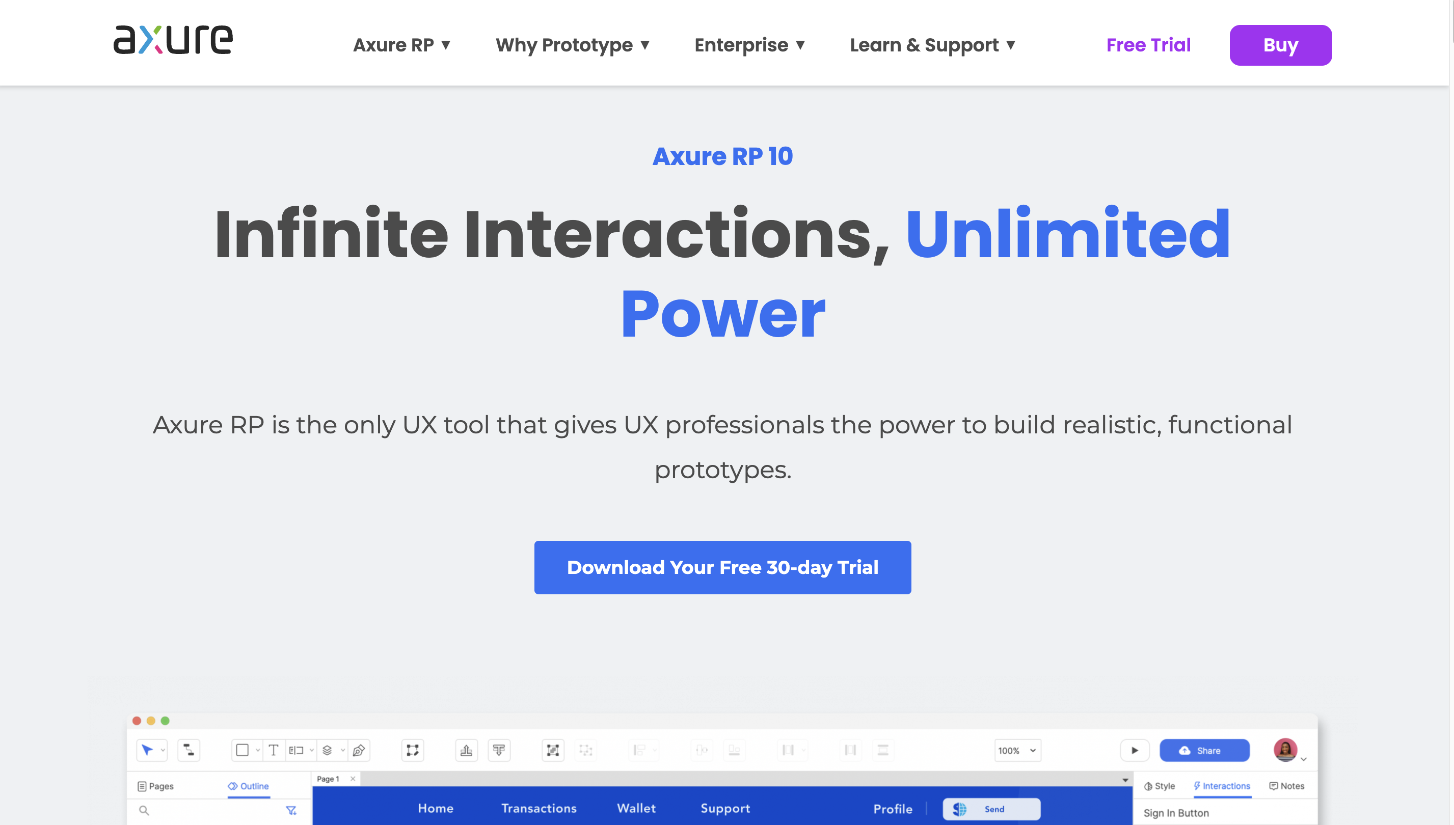 Axure - UI/UX design tools