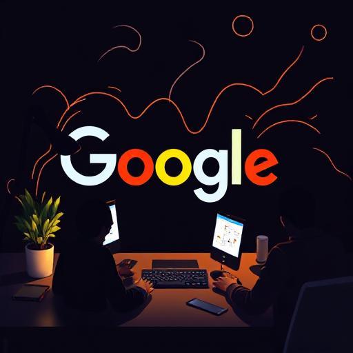 Create a picture with tittle google web marketing