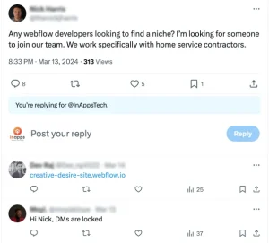 hire offshore developers on Twitter